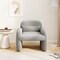 Modern Accent Chair with Waist Pillow and Armrests for Living Room Bedroom